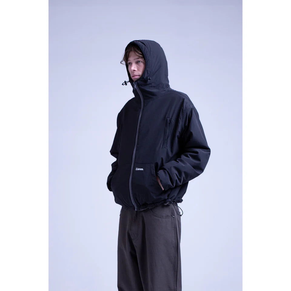 Listen - Reversible Arctic Jacket - Black
