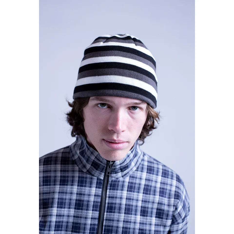 Listen - Reversible Sunrise Beanie - Black