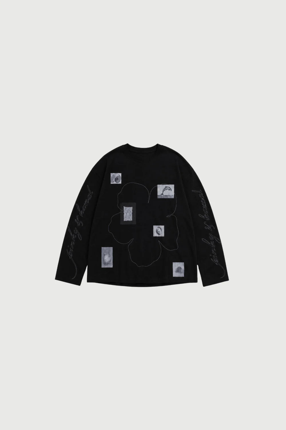 Pinky & Kamal - Field Notes L/S Top - Black