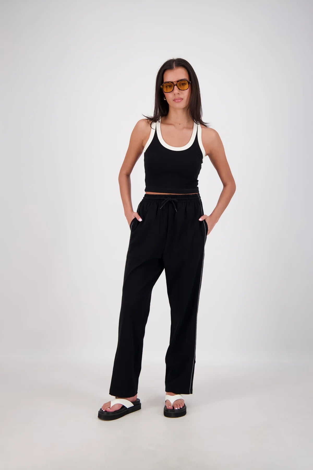 Jasmine Alexa  - Manarola Trackpant - Black