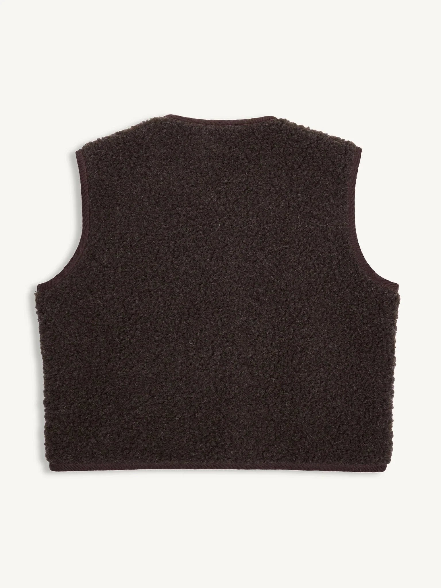 Happymess - Merino Vest - Chocolate Brown