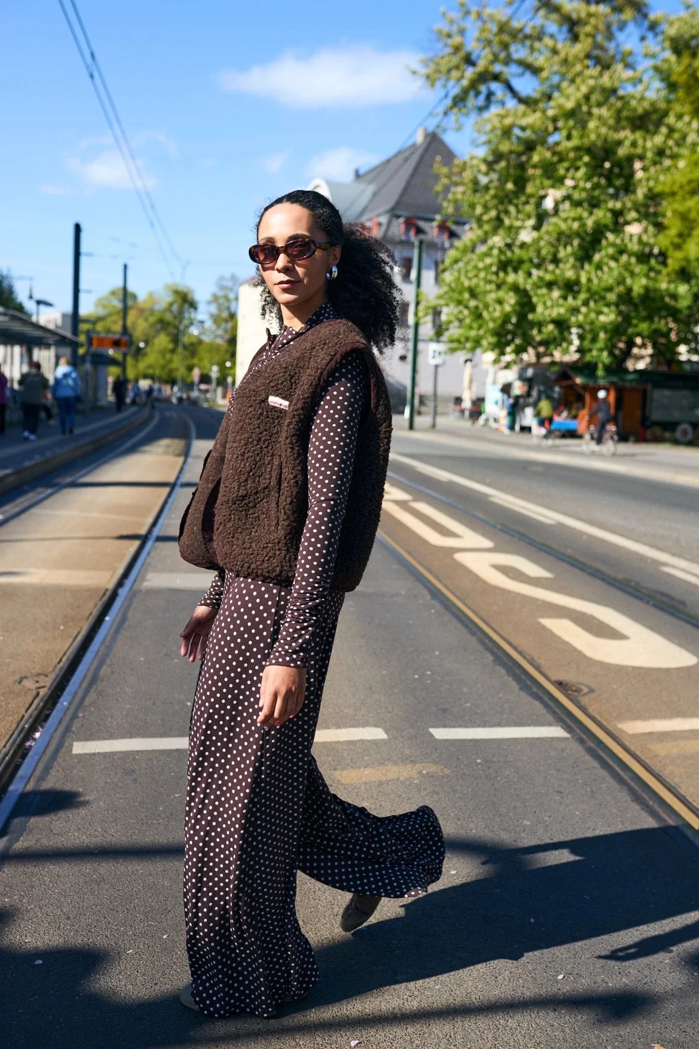 Happymess - Merino Vest - Chocolate Brown