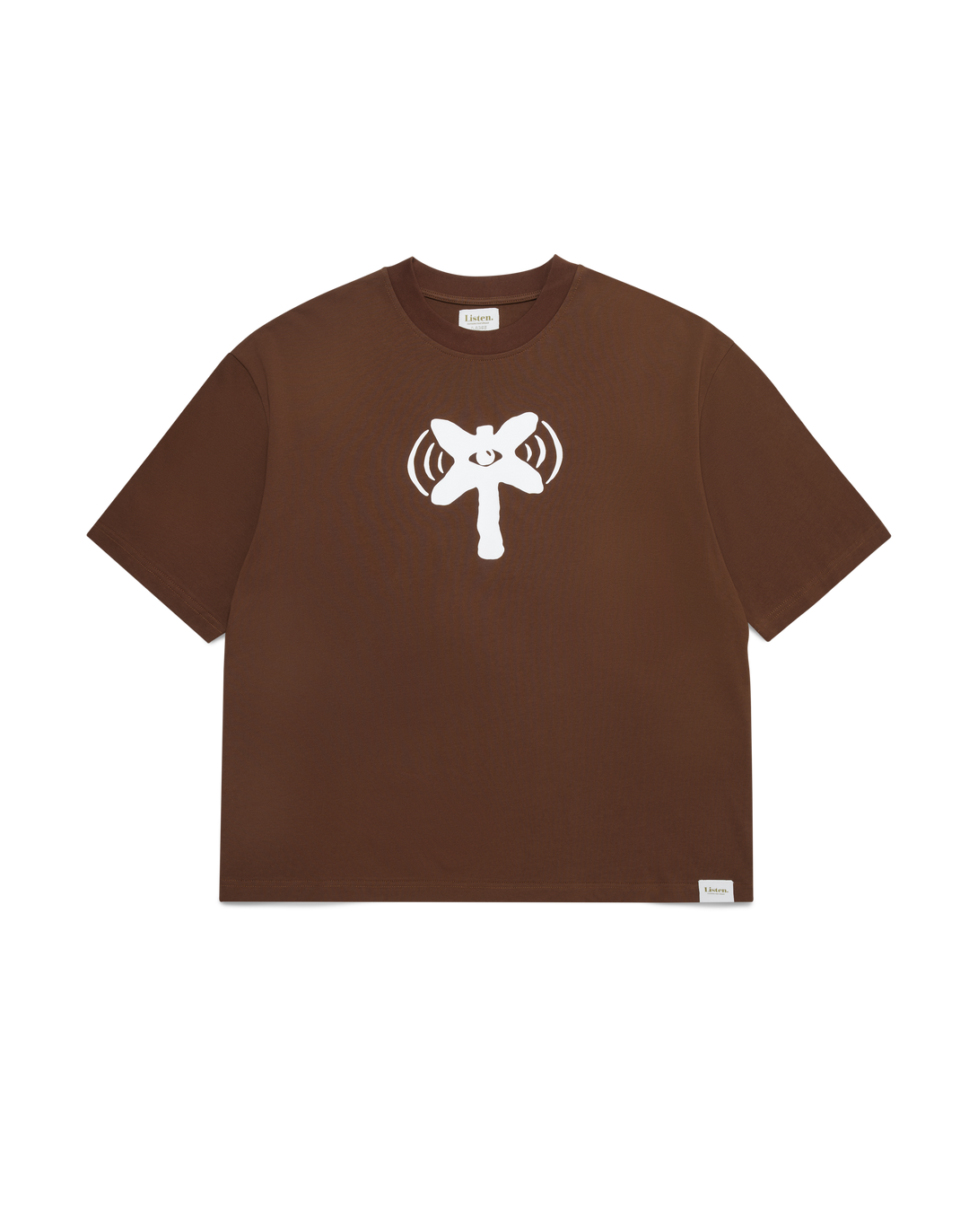 LISTEN CLOTHING - SIGNAL TEE - BROWN