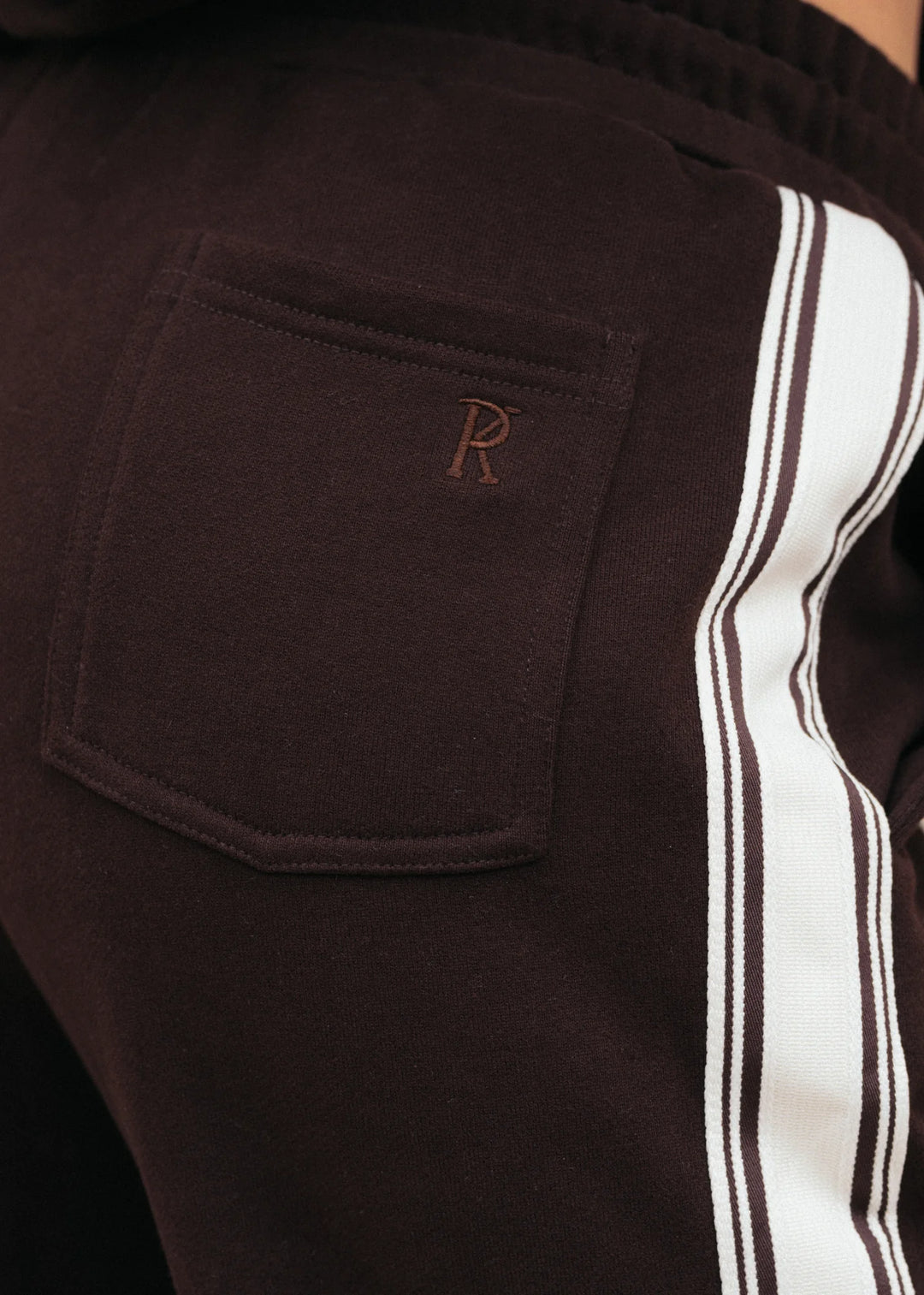 Pinky & Kamal - Side Stripe Trackpant - Chocolate Brown