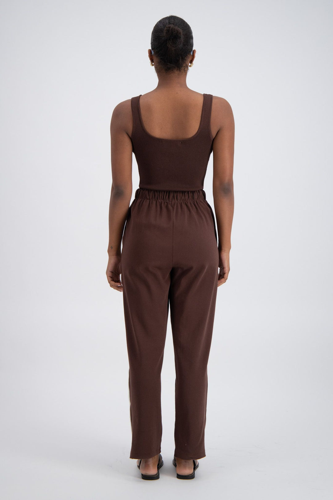 JASMINE ALEXA - PANAREA TRACKPANT - BROWN