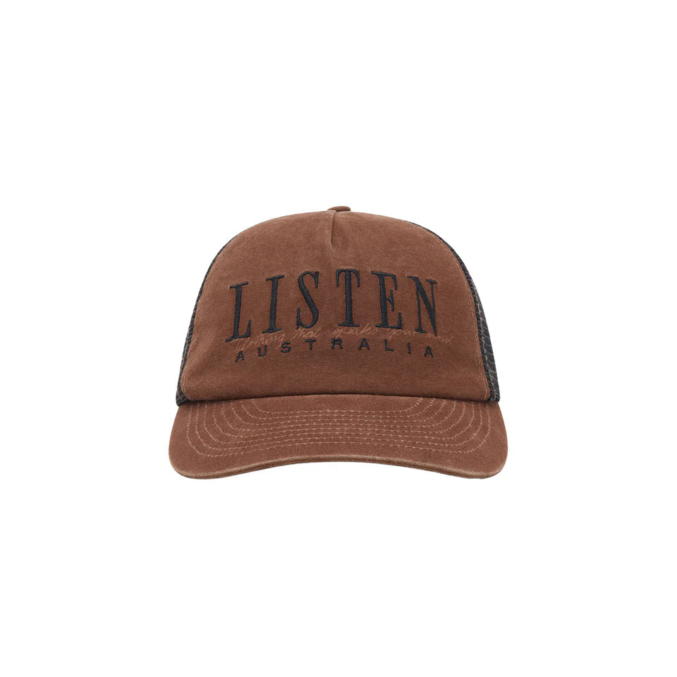 Listen - Archive Hat - Brown