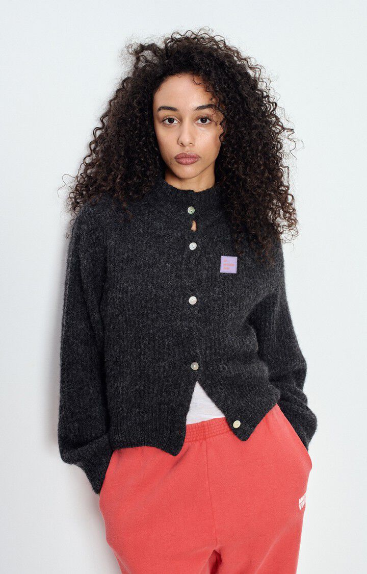 American Vintage - C-EAST19N Cardi - Charcoal