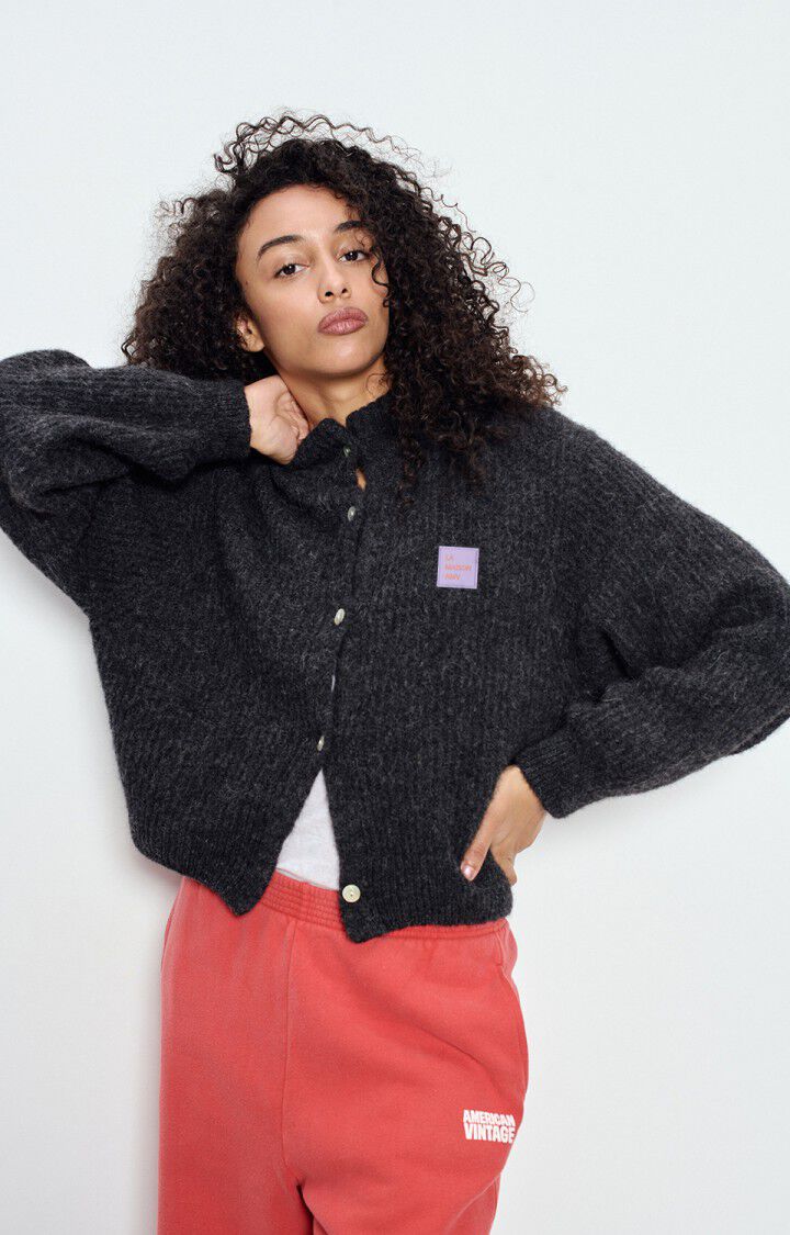 American Vintage - C-EAST19N Cardi - Charcoal