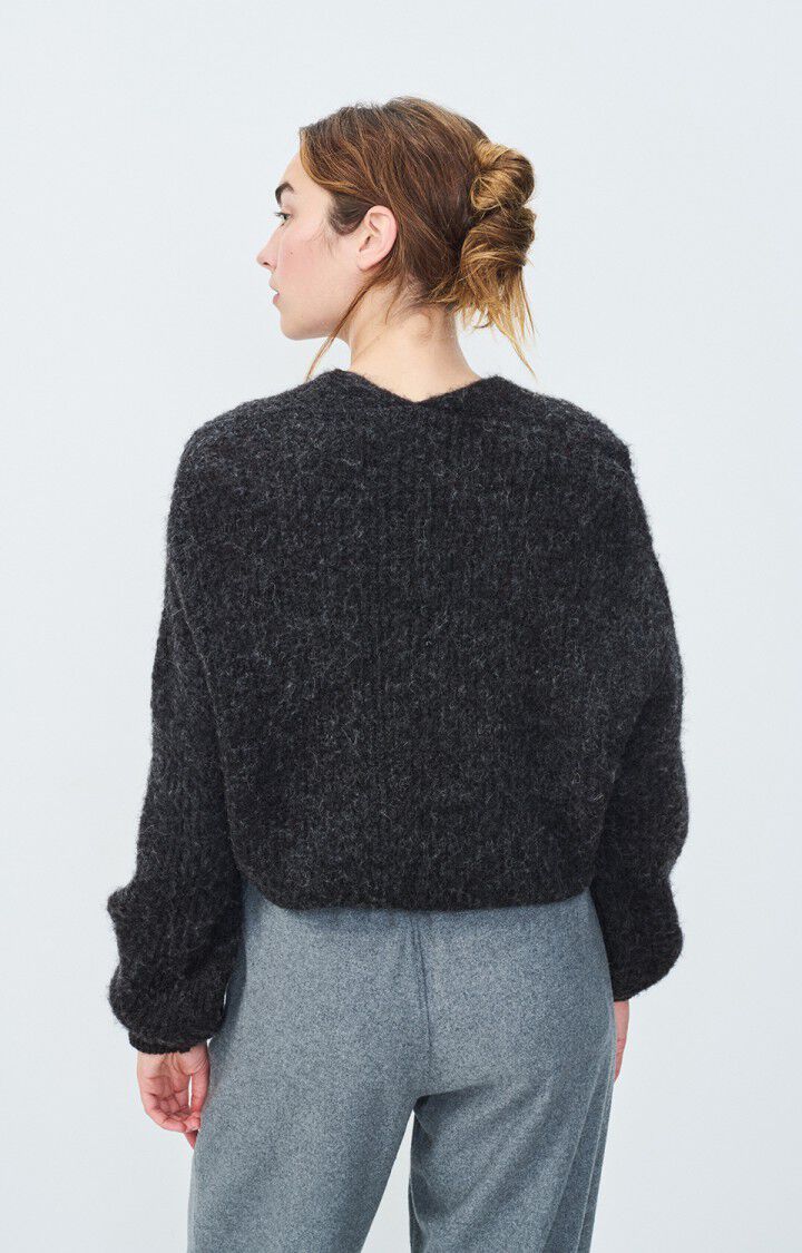 American Vintage - Alpaca / Wool Cardigan - Charcoal
