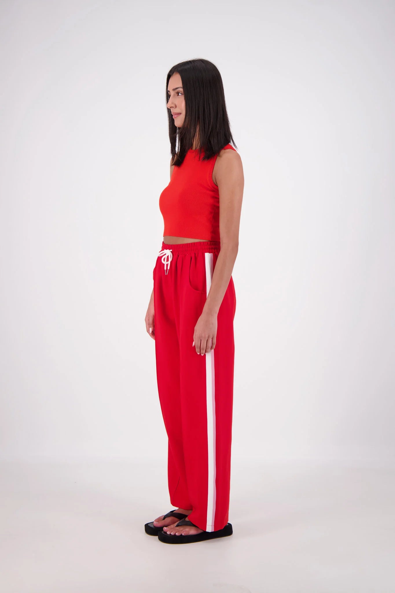 JASMINE ALEXA - CASSIS TROUSER - RED