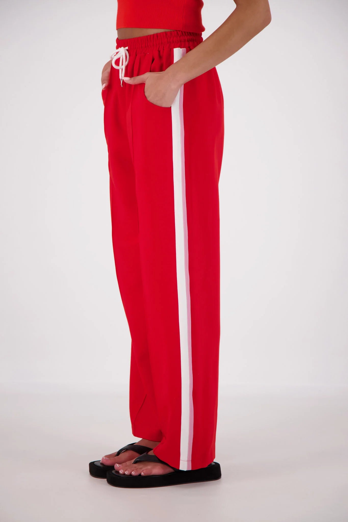 JASMINE ALEXA - CASSIS TROUSER - RED
