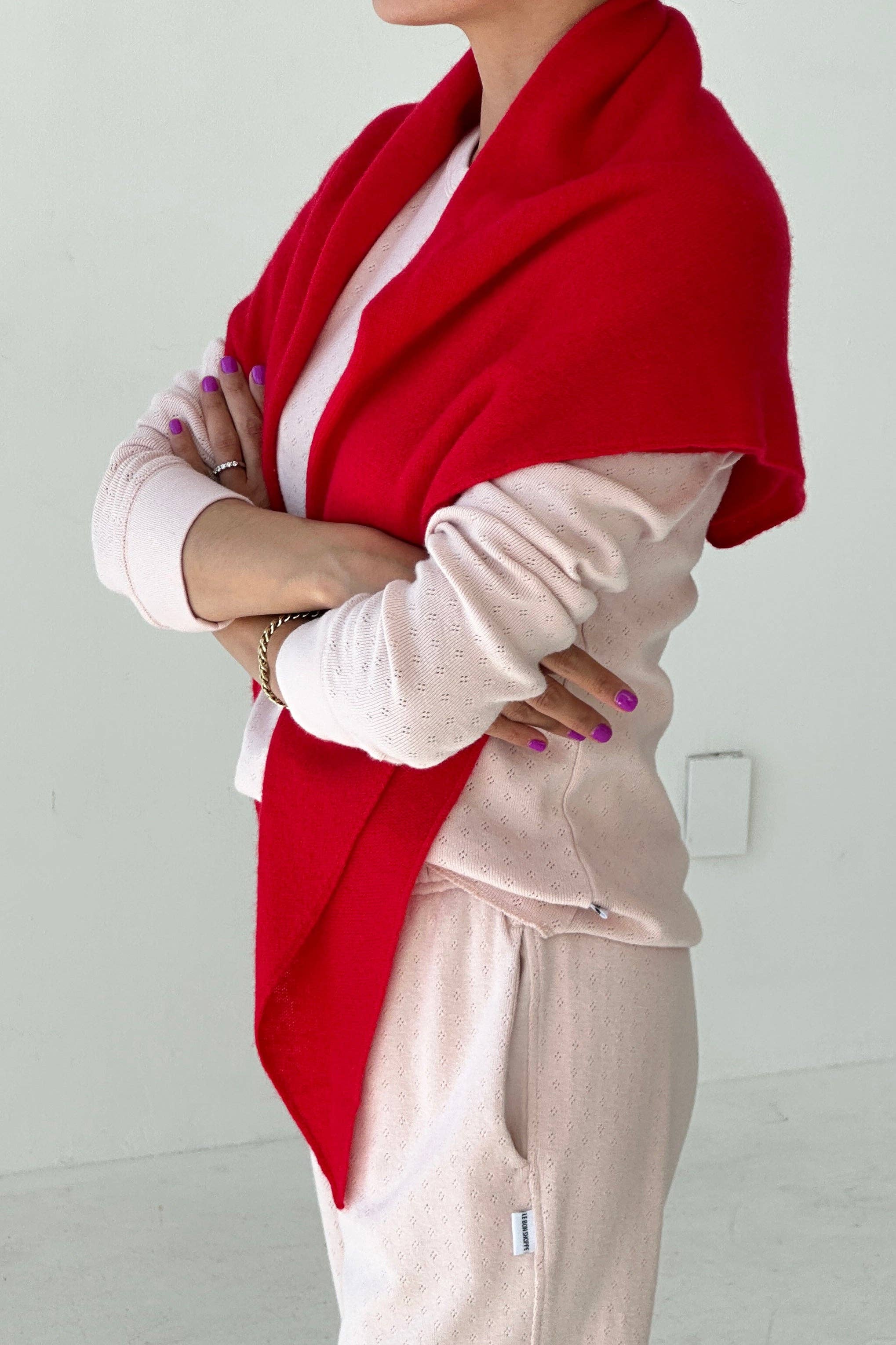 Le Bon Shoppe - Cashmere Shawl - Red