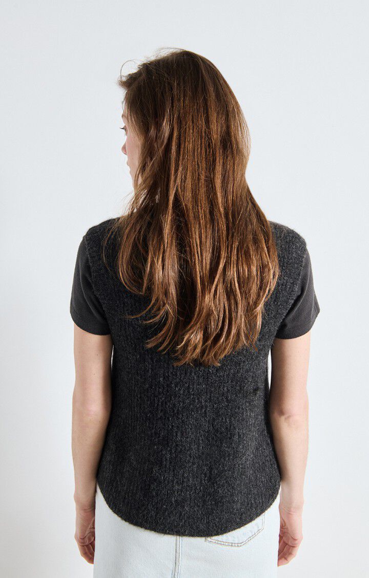 American Vintage - Alpaca / Wool Vest - Charocal