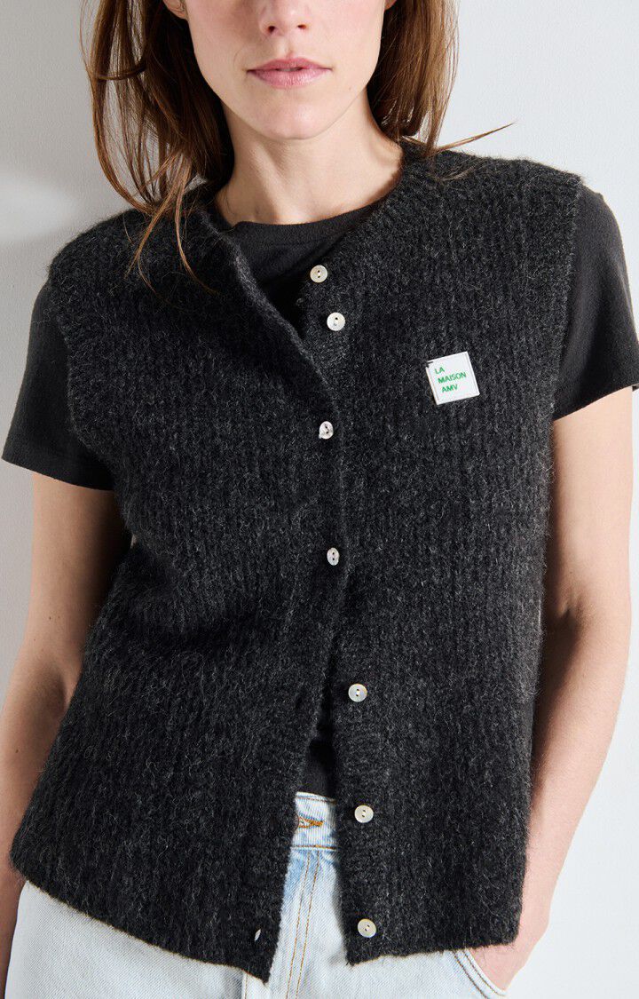American Vintage - Alpaca / Wool Vest - Charocal