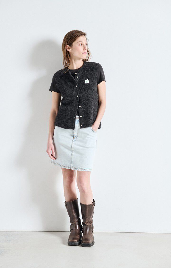 American Vintage - Alpaca / Wool Vest - Charocal