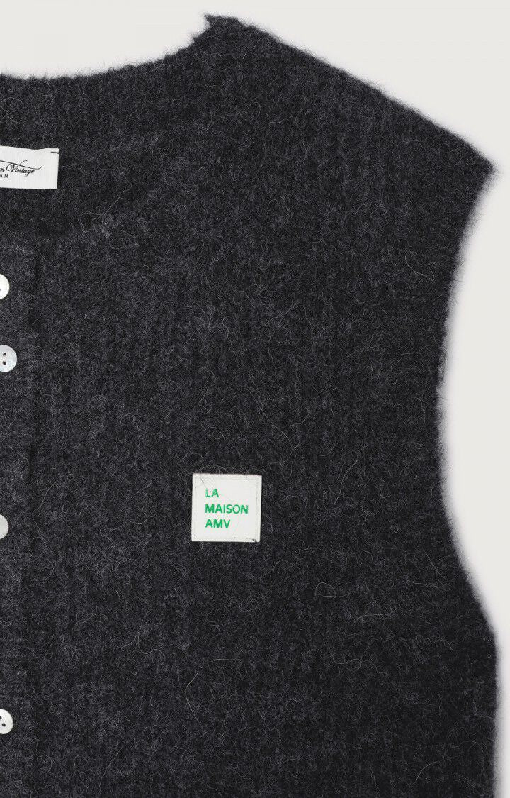 American Vintage - Alpaca / Wool Vest - Charocal