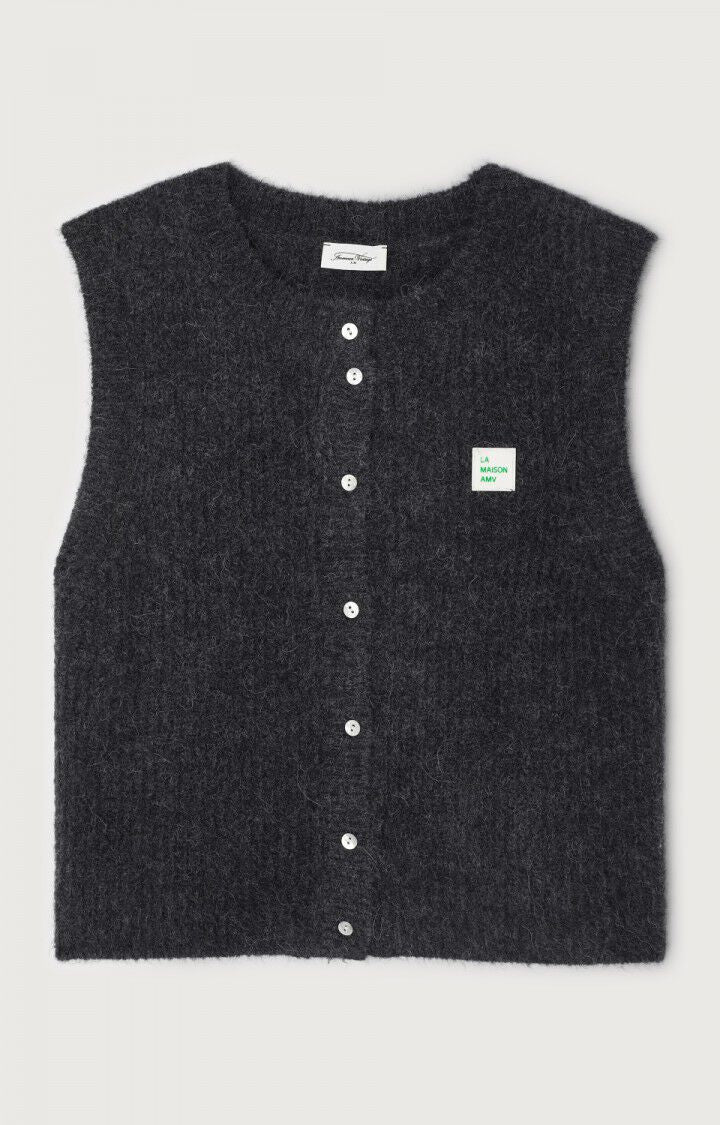 American Vintage - Alpaca / Wool Vest - Charocal