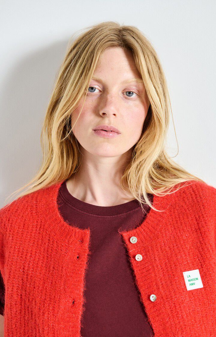 American Vintage - Alpaca / Wool Vest - Melange Pepper