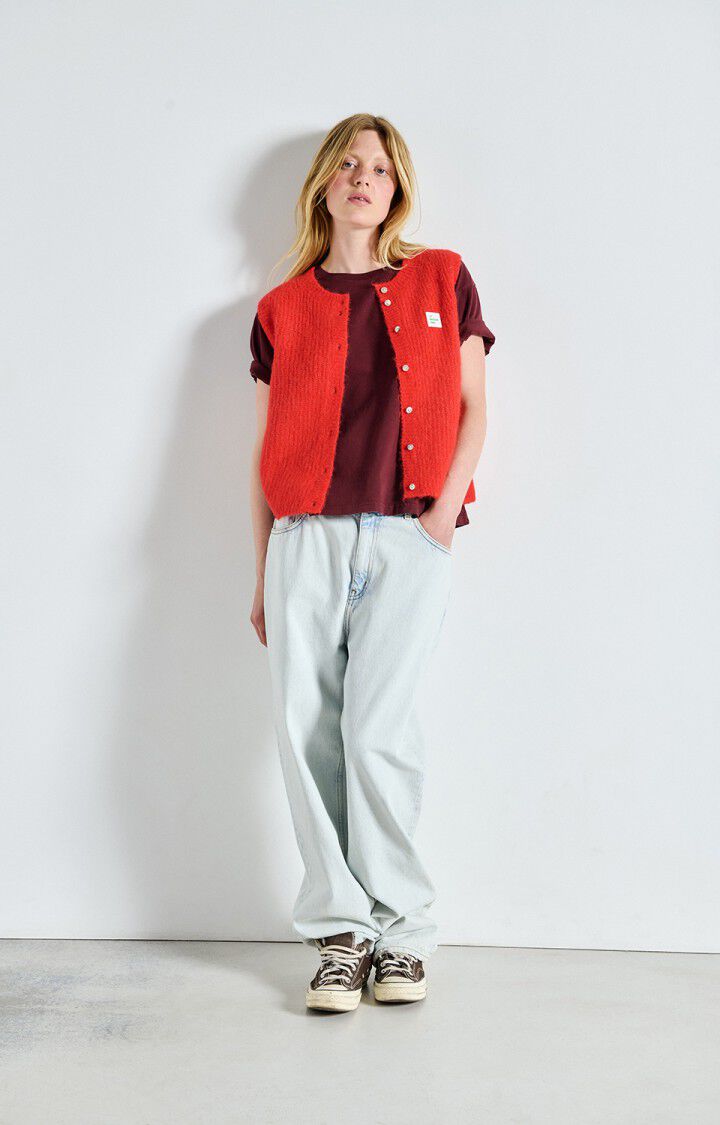 American Vintage - Alpaca / Wool Vest - Melange Pepper