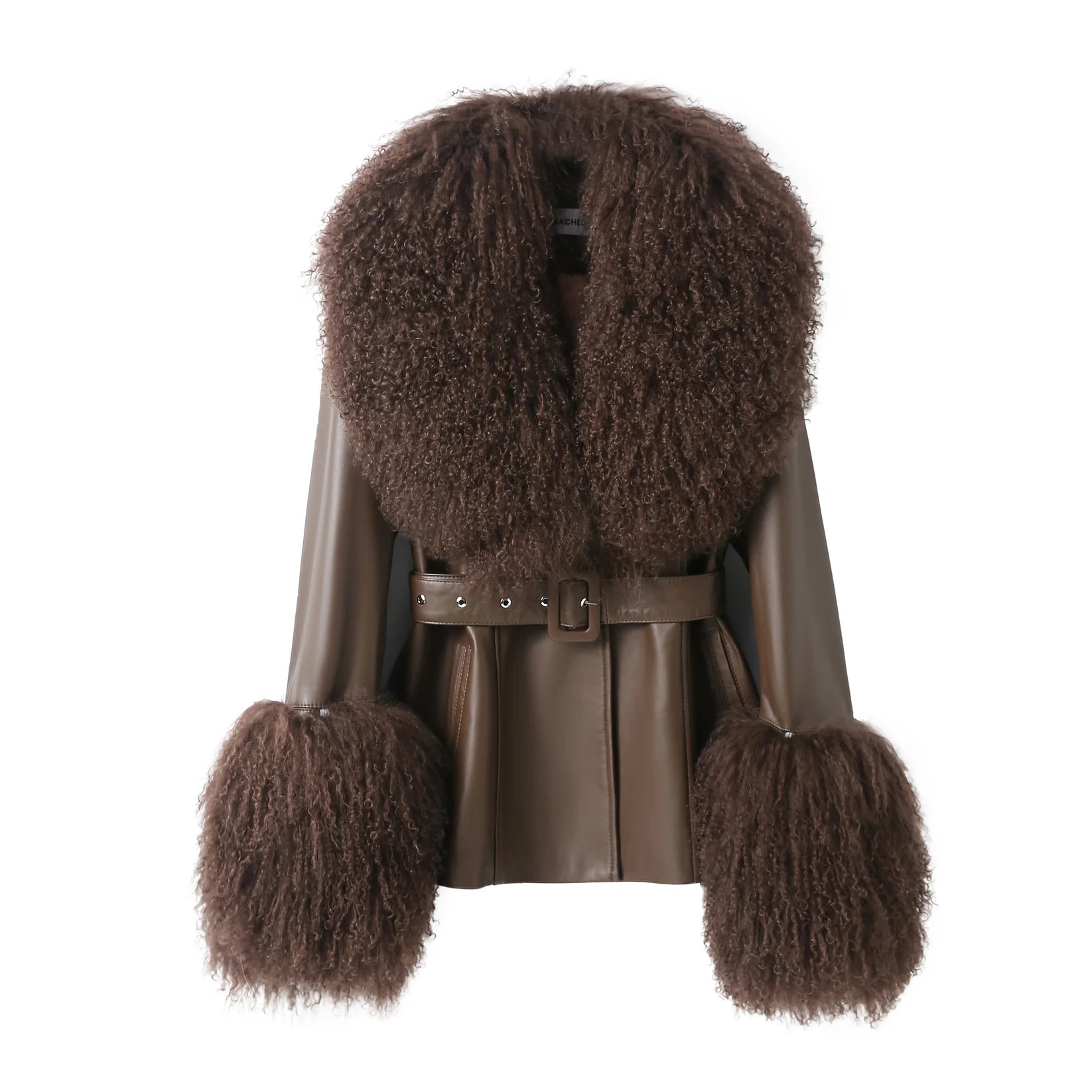 PPeached - Betty Leather Jacket - Chocolate