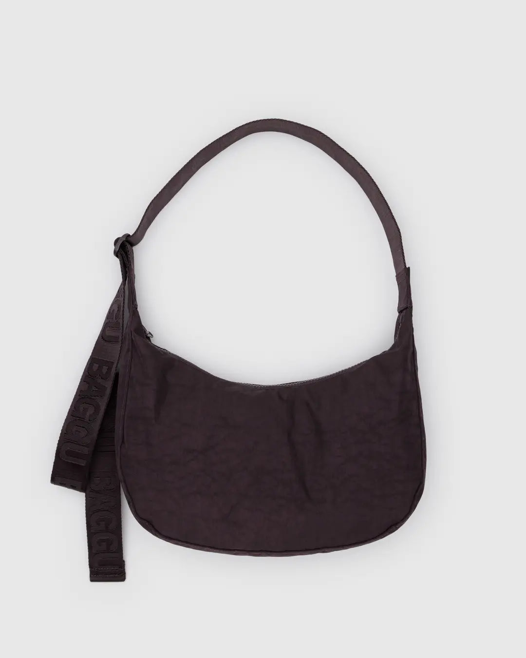 Baggu - Medium Nylon Crescent Bag - Chocolate Plum