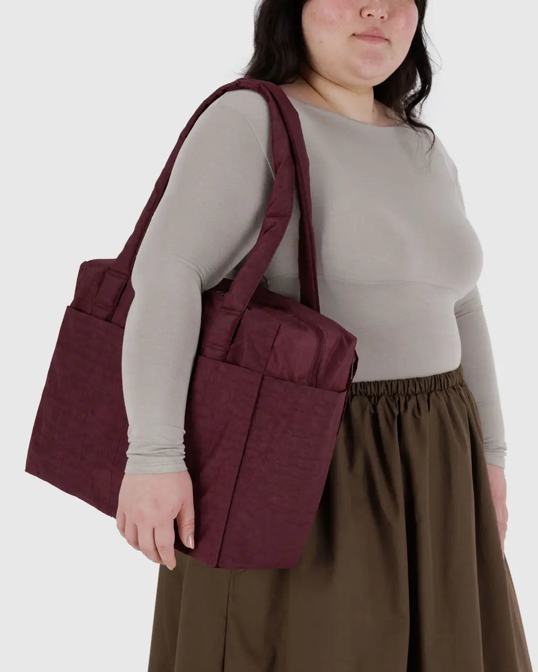 Baggu - Small Cloud Carry On - Mahogany