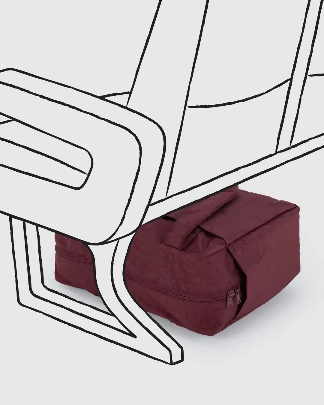 Baggu - Small Cloud Carry On - Mahogany