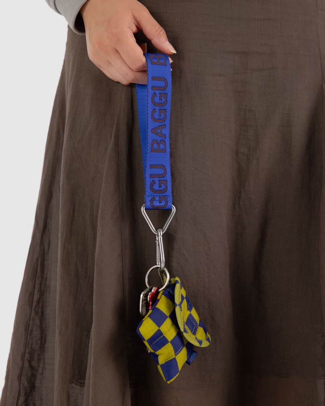 Baggu - Logo Keychain - Cobalt