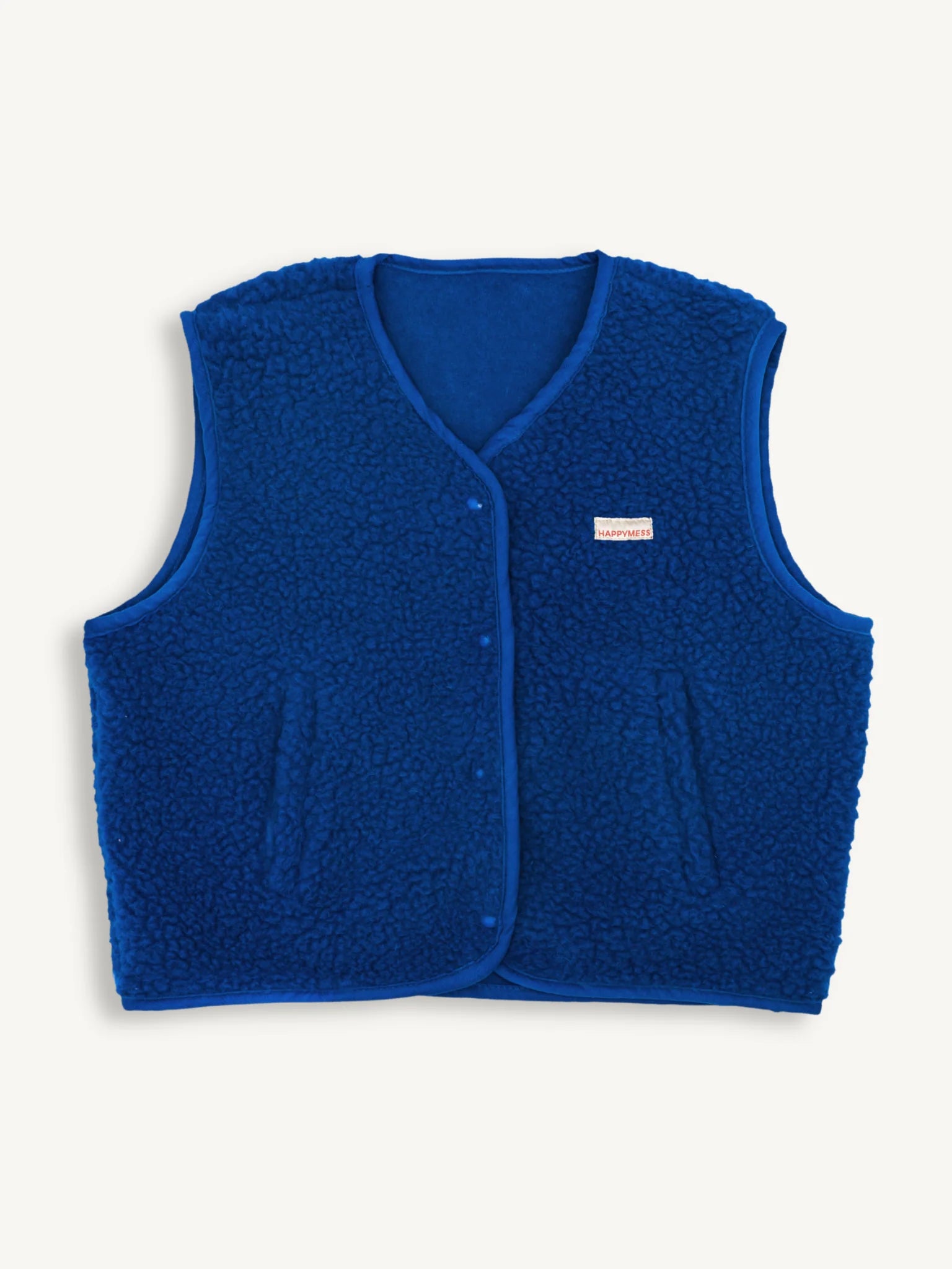 Happymess - Merino Vest - Cobalt