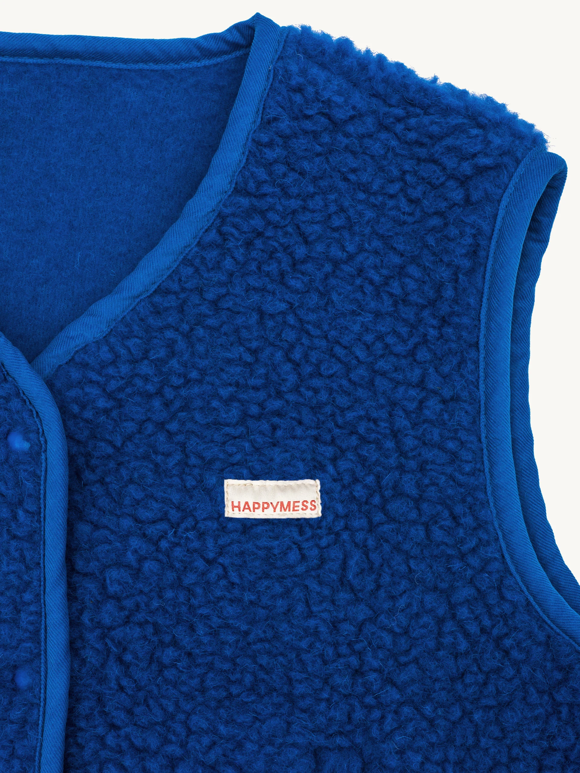 Happymess - Merino Vest - Cobalt