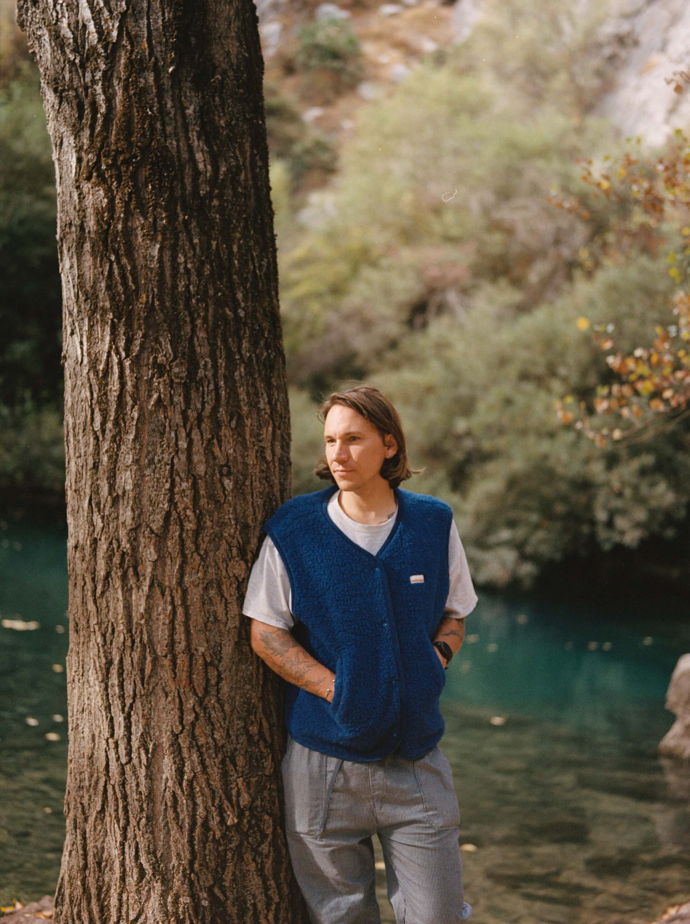 Happymess - Merino Vest - Cobalt