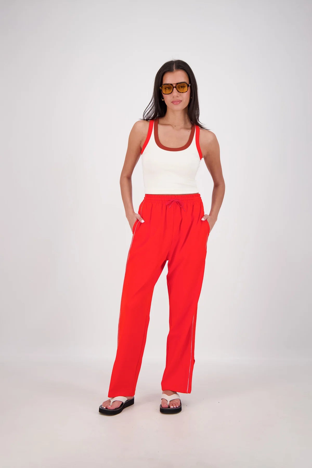 Jasmine Alexa  - Manarola Trackpant - Coral