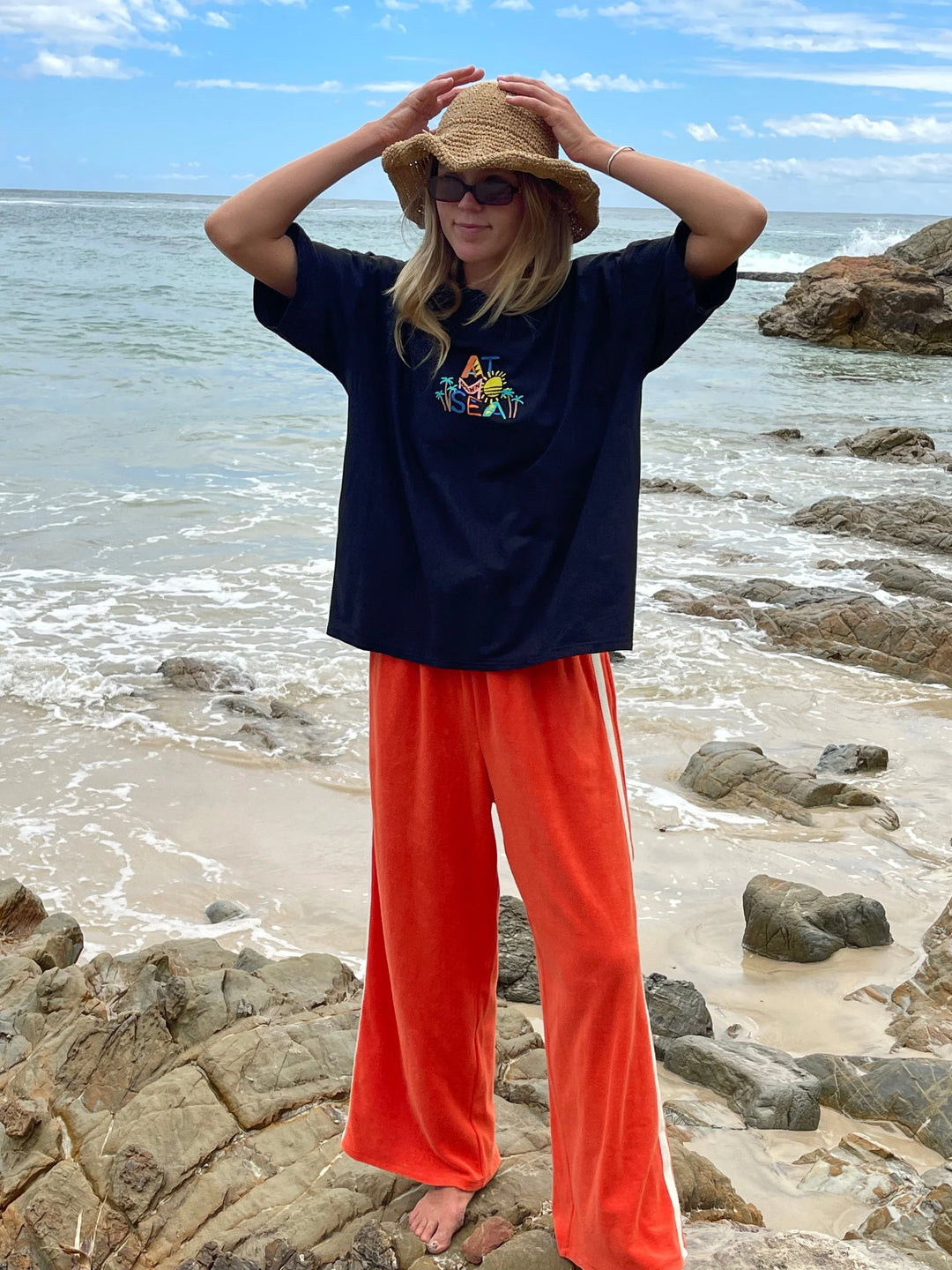 Atmosea - Apres Surf Pant - Coral