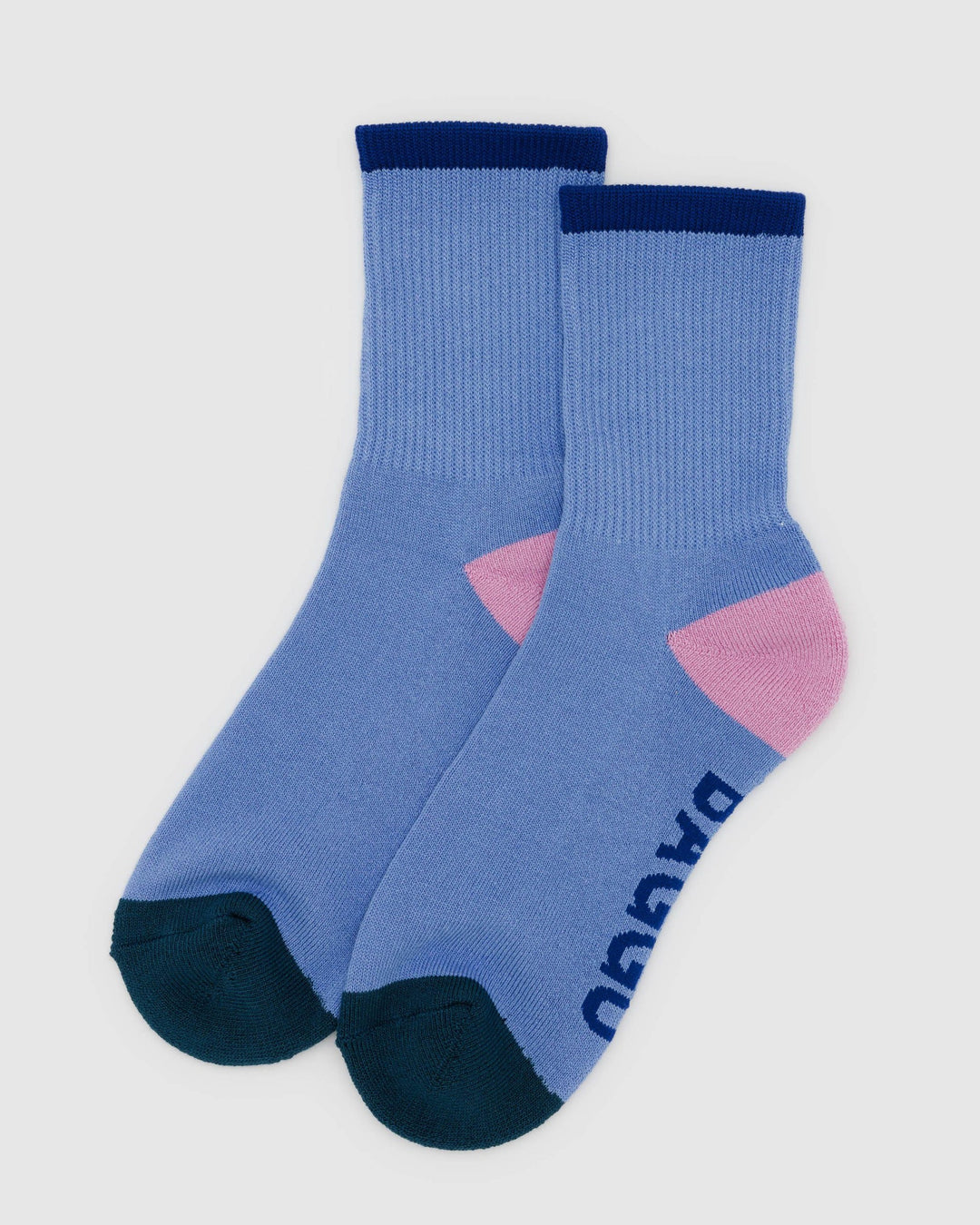 Baggu - Cornflower Mix - Ribbed Socks