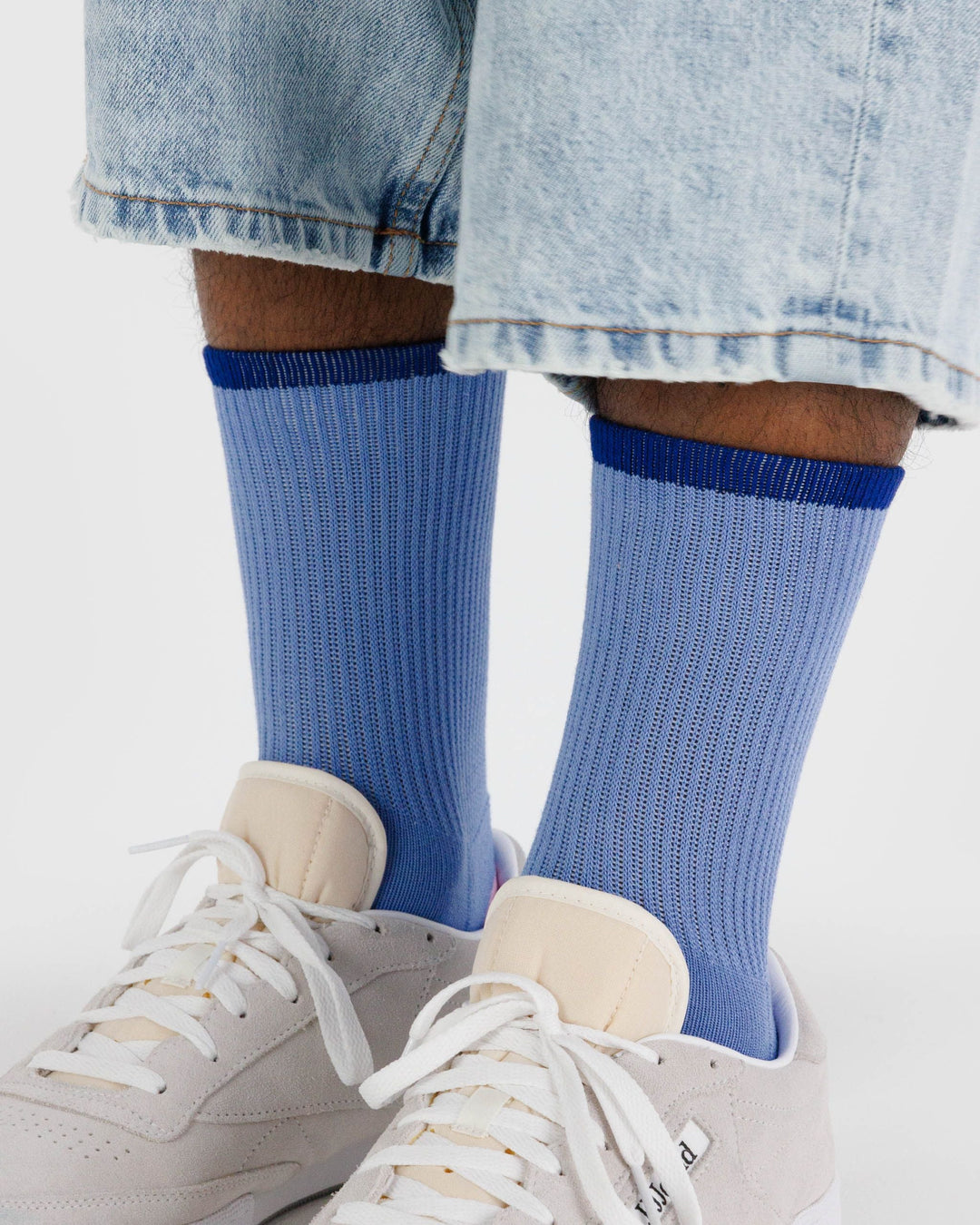 Baggu - Cornflower Mix - Ribbed Socks