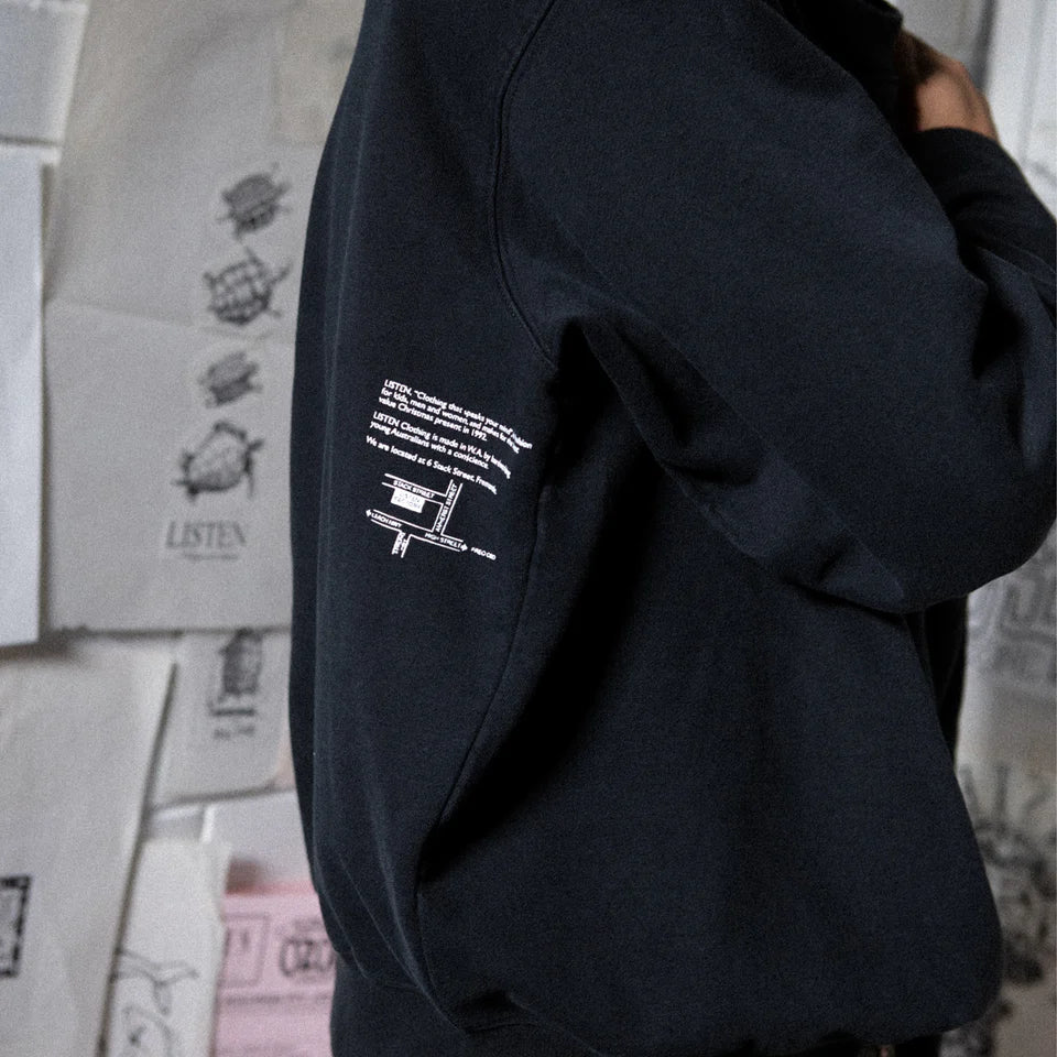 Listen - Archive Sweater - Black