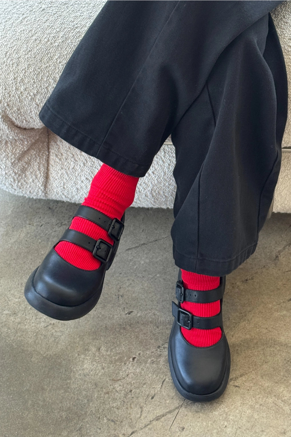 LE BON SHOPPE - CRISP STEP SOCKS - RED