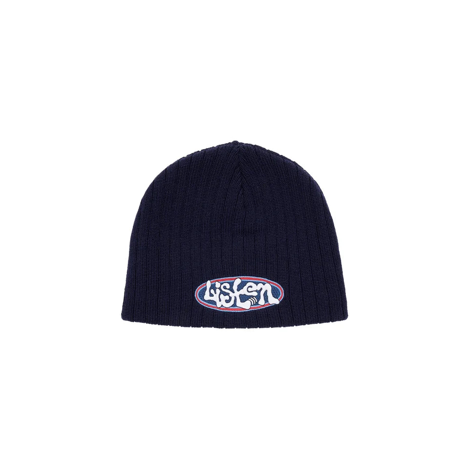 Listen - Deep Core Beanie - Navy