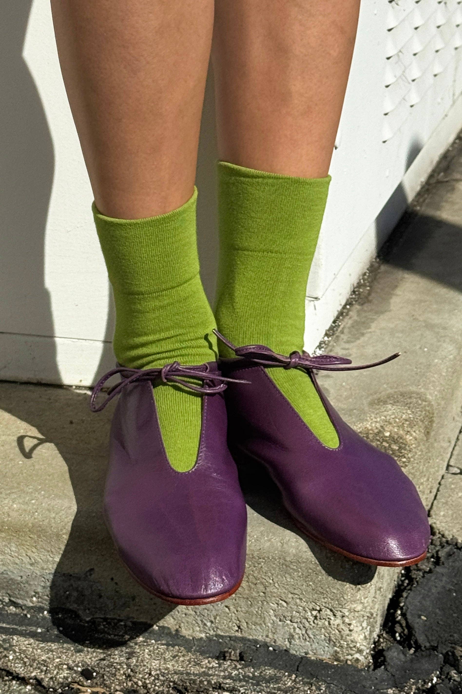 Le Bon Shoppe - Sneaker Socks - Matcha