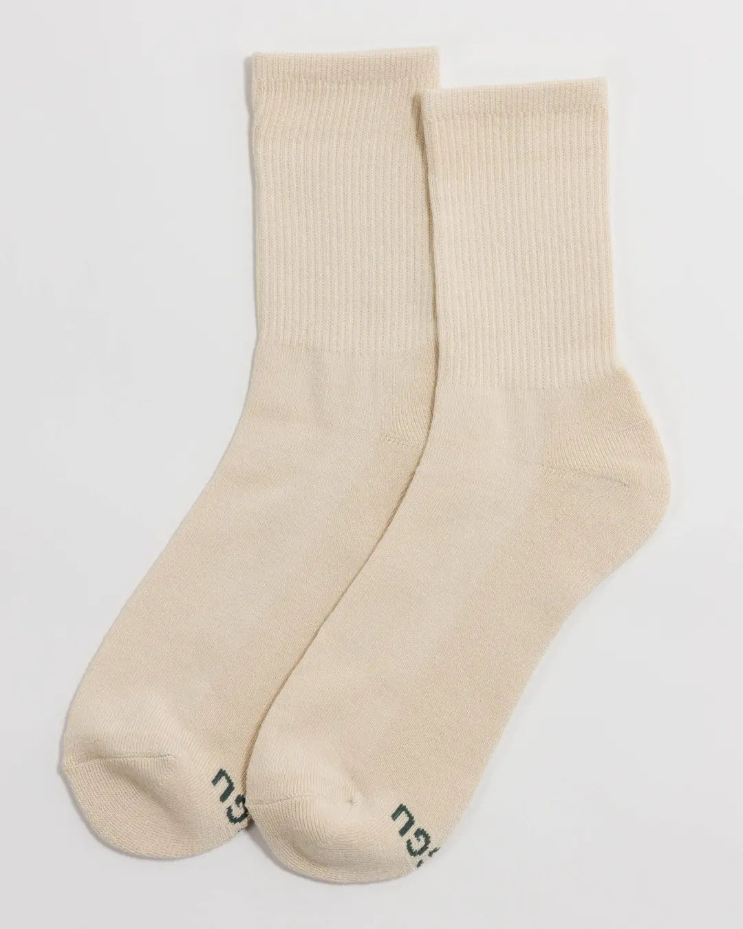 Baggu - Ecru - Ribbed Socks