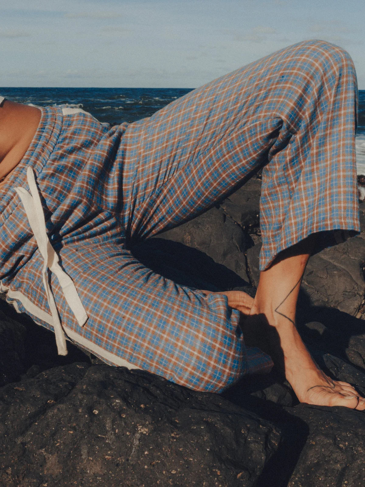 Atmosea - Flannel Flare Pant