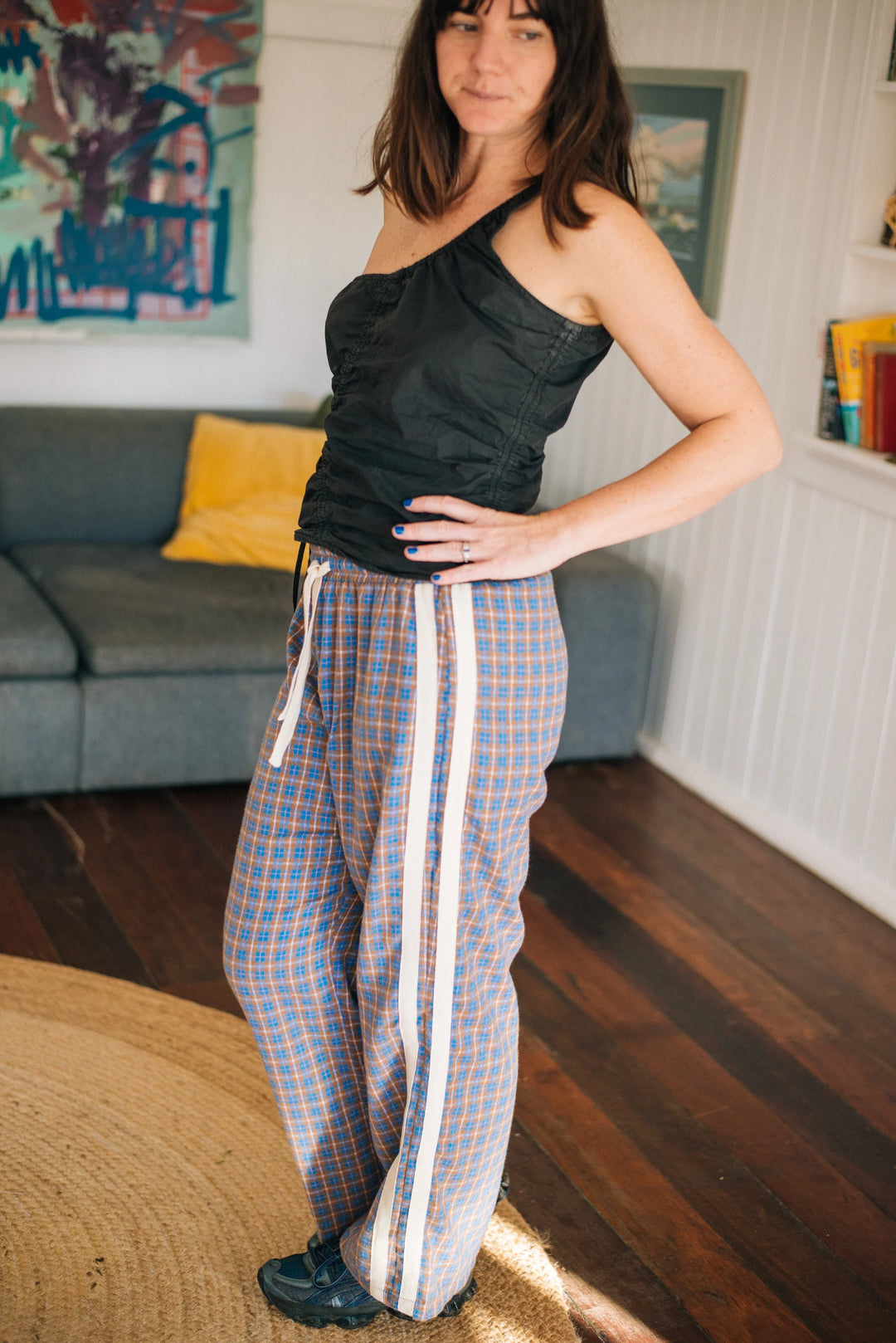Atmosea - Flannel Flare Pant