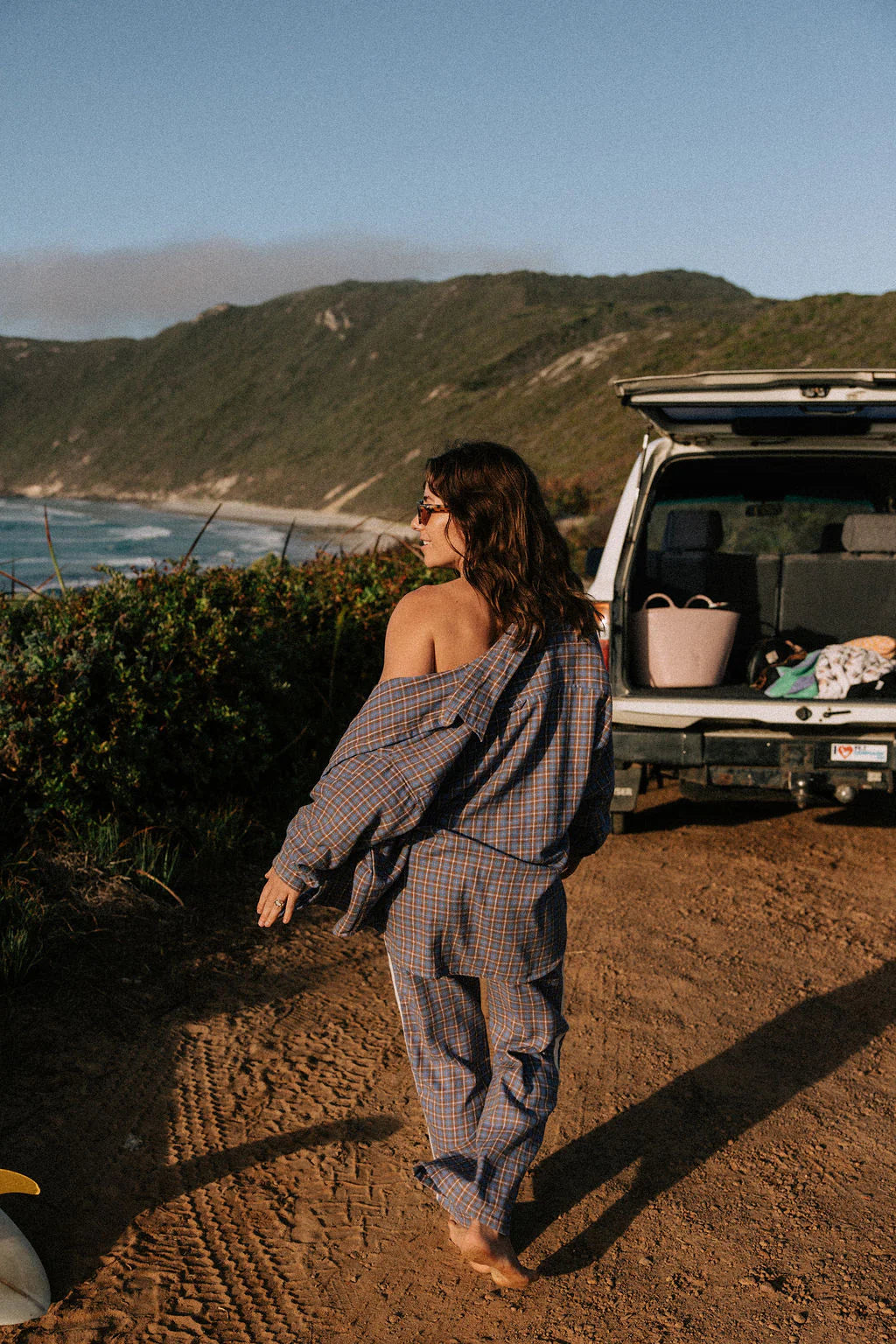 Atmosea - Flannel Flare Pant