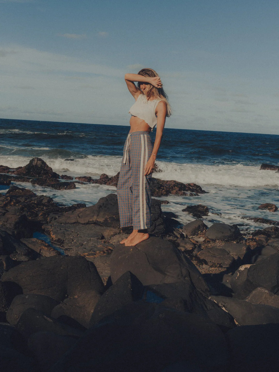 Atmosea - Flannel Flare Pant