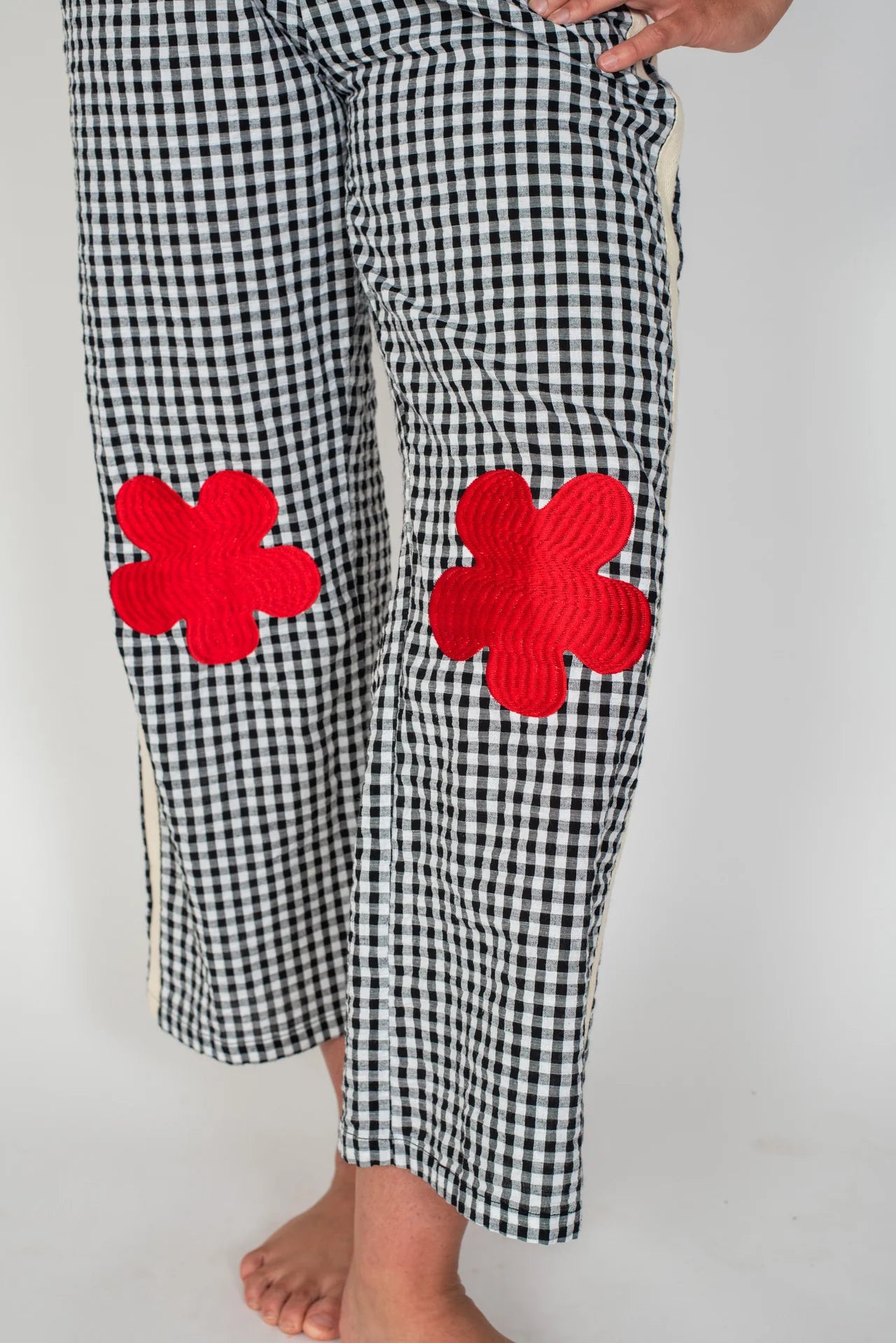 Atmosea - Flare Pant - Black Gingham