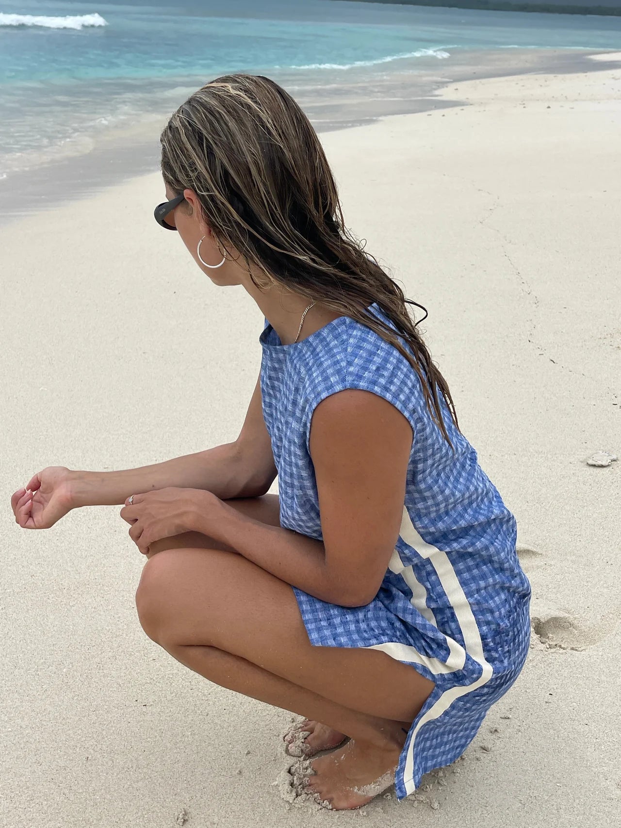 Atmosea - Sporty Dress - Blue Gingham