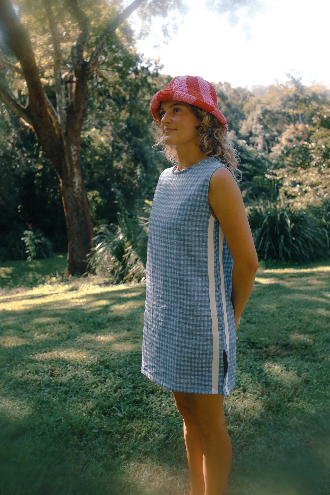 Atmosea - Sporty Dress - Blue Gingham