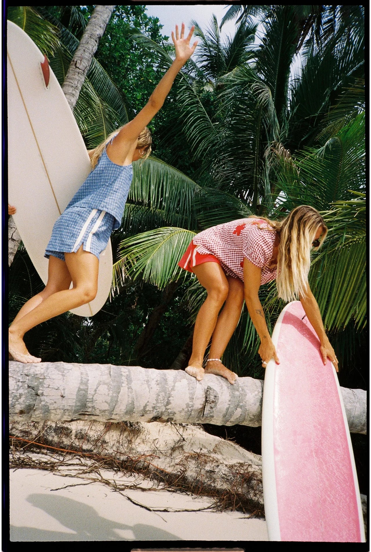 Atmosea - Blue Gingham - Shorts