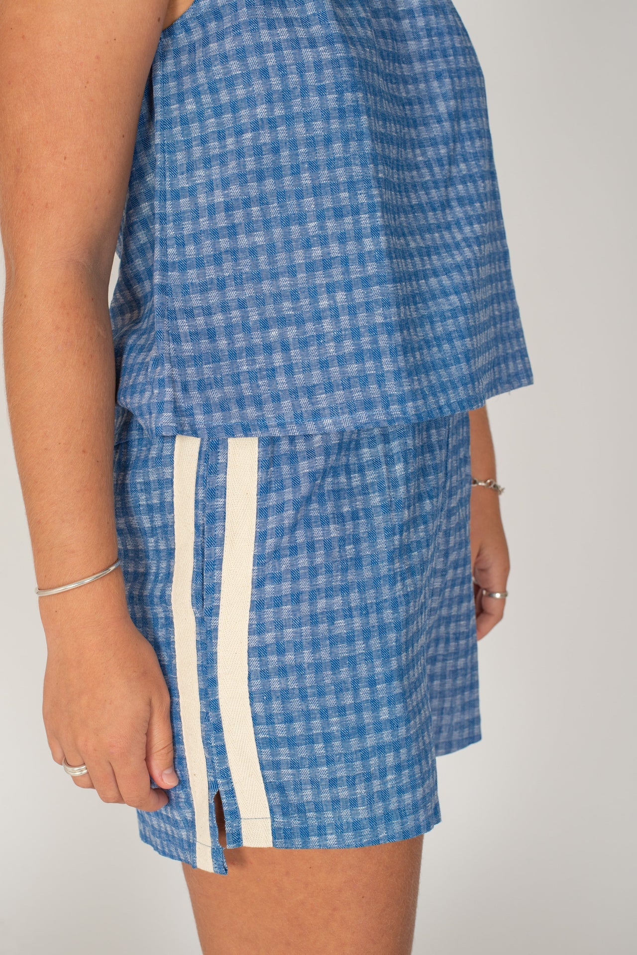 Atmosea - Blue Gingham - Shorts