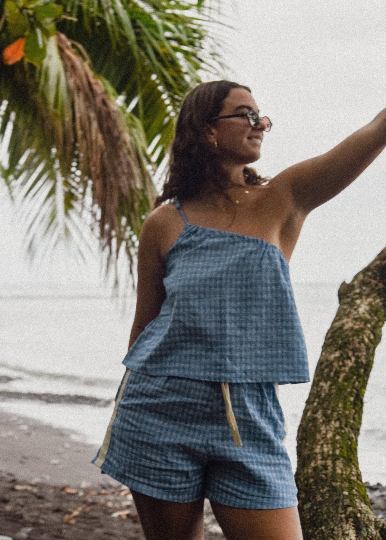 Atmosea - Blue Gingham - Shorts